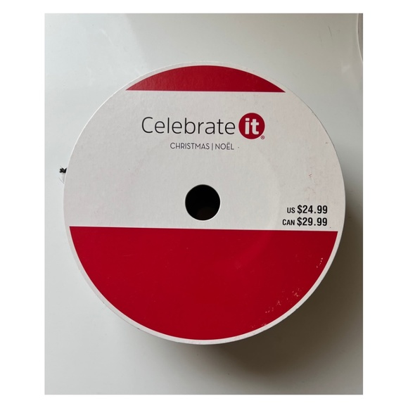 Celebrate It Black and White Buffalo Check Plaid Wired Ribbon - Picture 3 of 4